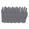 Zero Friction Hygi Anti-Microbial Men’s Glove, 6 Pair Pack, Grey HYP10003